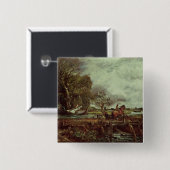 John Constable | das Springenpferd, c.1825 (Öl an Button (Vorne & Hinten)
