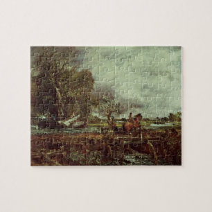 John Constable   das Springenpferd, c.1825 (Öl an Puzzle