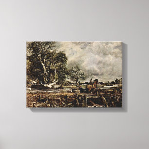 John Constable - das Springenpferd Leinwanddruck