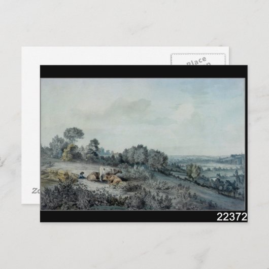 John Constable | Das Stunatal Postkarte (Vorne/Hinten)
