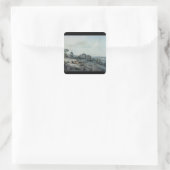 John Constable | Das Stunatal Quadratischer Aufkleber (Tasche)