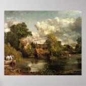 John Constable - Das White Horse Kunstwerk Poster (Vorne)