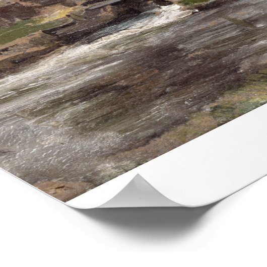 John Constable | Dedham Lock and Mill Poster (Ecke)