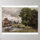 John Constable | Dedham Lock and Mill Poster (Vorne)