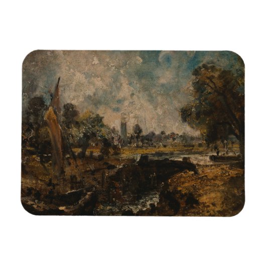 John Constable - Dedham Lock Magnet (Horizontal)
