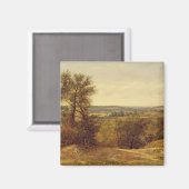 John Constable | Dedham Vale, c.1802 (Öl auf Canva Magnet (Vorderseite/Rückseite)