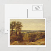John Constable | Dedham Vale, c.1802 (Öl auf Canva Postkarte (Vorne/Hinten)