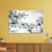 John Constable | Der Eingang zum Dorf Ed Leinwanddruck (Insitu (Wohnzimmer))