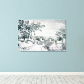 John Constable | Der Eingang zum Dorf Ed Leinwanddruck (Insitu (Holzboden))