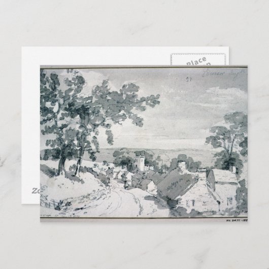 John Constable | Der Eingang zum Dorf Ed Postkarte (Vorne/Hinten)