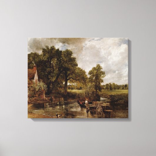 John Constable - Der Hay Wain Leinwanddruck (Vorderseite)