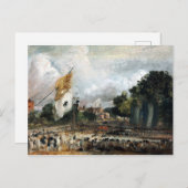 John Constable Die Feier in East Bergholt Postkarte (Vorne/Hinten)