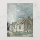 John Constable | East Bergholt Church, c.1805-11 Postkarte (Vorderseite)