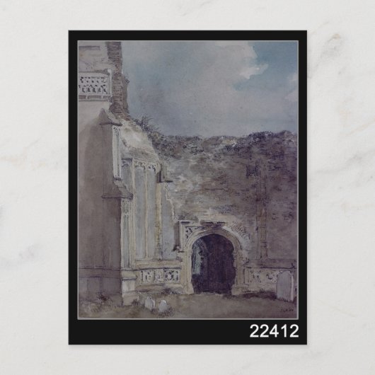 John Constable | East Bergholt Church Postkarte (Vorderseite)