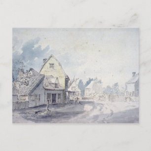 John Constable   East Bergholt Street, East Bergho Postkarte