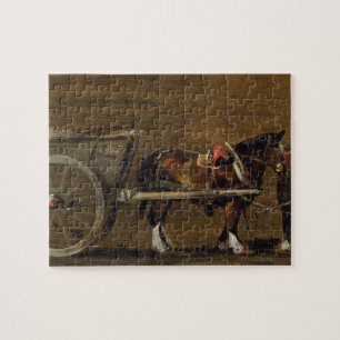 John Constable ein Bauernhof-Wagen mit zwei Puzzle