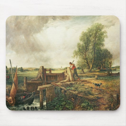 John Constable | ein Boot, das einen Verschluss Mousepad (Vorne)
