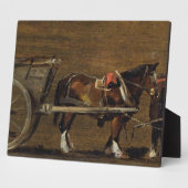 John Constable | Ein Landhaus mit zwei Pferden in Fotoplatte (Seite)