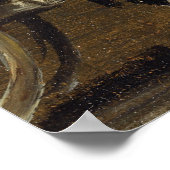 John Constable | Ein Landhaus mit zwei Pferden in Poster (Ecke)