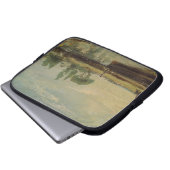 John Constable | ein Lastkahn unter Flatford Laptopschutzhülle (Vorne Knopf)