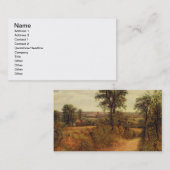 John Constable | ein Weg nahe Dedham, c.1802 (Öl O Visitenkarte (Vorne/Hinten)