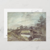 John Constable | Eine Brücke über die Stour Postkarte (Vorne/Hinten)