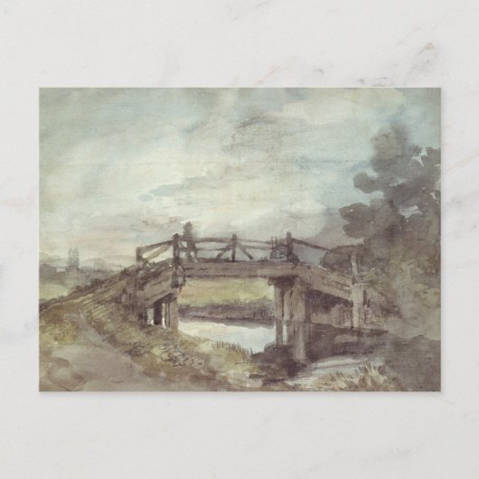 John Constable | Eine Brücke über die Stour Postkarte (Vorderseite)