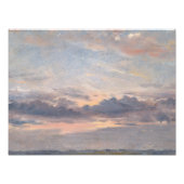 John Constable - Eine Cloud-Studie, Sunset Fotodruck (Vorne)