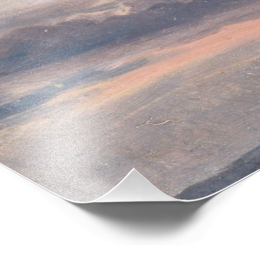 John Constable - Eine Cloud-Studie, Sunset Fotodruck (Ecke)