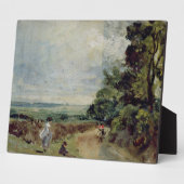 John Constable | Eine Landstraße mit Bäumen und Fe Fotoplatte (Seite)