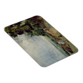 John Constable | Eine Landstraße mit Bäumen und Fe Magnet (Rechte Seite)