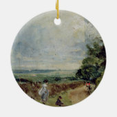 John Constable | eine Landstraße mit Bäumen und Keramik Ornament (Hinten)