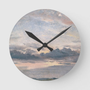 John Constable eine Wolken-Studie, Runde Wanduhr