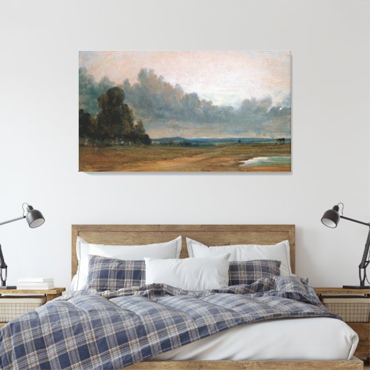 John Constable einen Blick von Hampstead Heath mit Leinwanddruck (Insitu (Schlafzimmer))