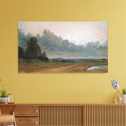 John Constable einen Blick von Hampstead Heath mit Leinwanddruck (Insitu (Wohnzimmer))