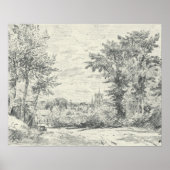 John Constable | Eintritt nach Gillingham, Dor Poster (Vorne)