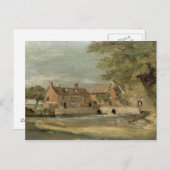 John Constable | Flatford Mill (Öl auf Tafel) Postkarte (Vorne/Hinten)