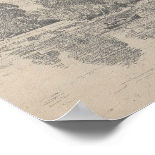 John Constable - Fulham Church Poster (Ecke)