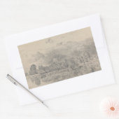 John Constable - Fulham Church Rechteckiger Aufkleber (Umschlag)