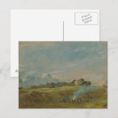 John Constable - Hampstead Heath mit einem Feuer Postkarte (Vorne/Hinten)