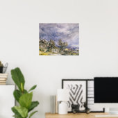 John Constable | Hampstead Heath von nahe Well Wa Poster (Heimbüro)