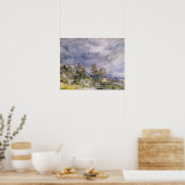 John Constable | Hampstead Heath von nahe Well Wa Poster (Küche)