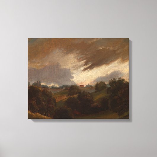 John Constable - Hampstead, Stormy Sky Leinwanddruck (Vorderseite)