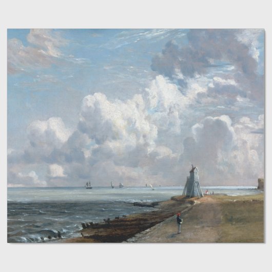 John Constable Harwich The Low Lighthouse Geschenkpapier (Flach)