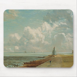 John Constable   Harwich, The Low Lighthouse und B Mousepad