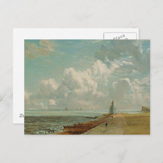 John Constable | Harwich, The Low Lighthouse und B Postkarte (Vorne/Hinten)