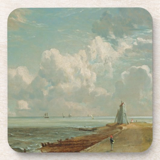 John Constable| Harwich, The Low Lighthouse und B Untersetzer (Vorderseite)