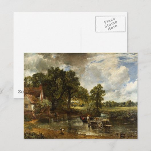 John Constable Hay Wain Postkarte (Vorne/Hinten)