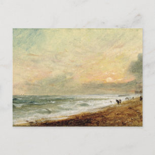 John Constable   Hove Beach, c.1824 (Öl auf Papier Postkarte