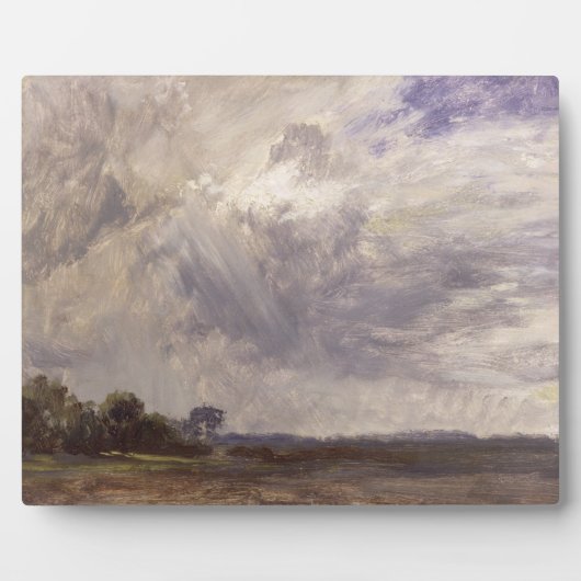 John Constable | Landscape with Grey Windy Sky, c. Fotoplatte (Vorderseite)